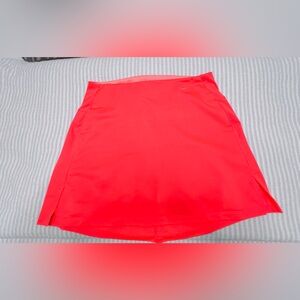 NIKE: Neon Orange Golf Skirt - Size M